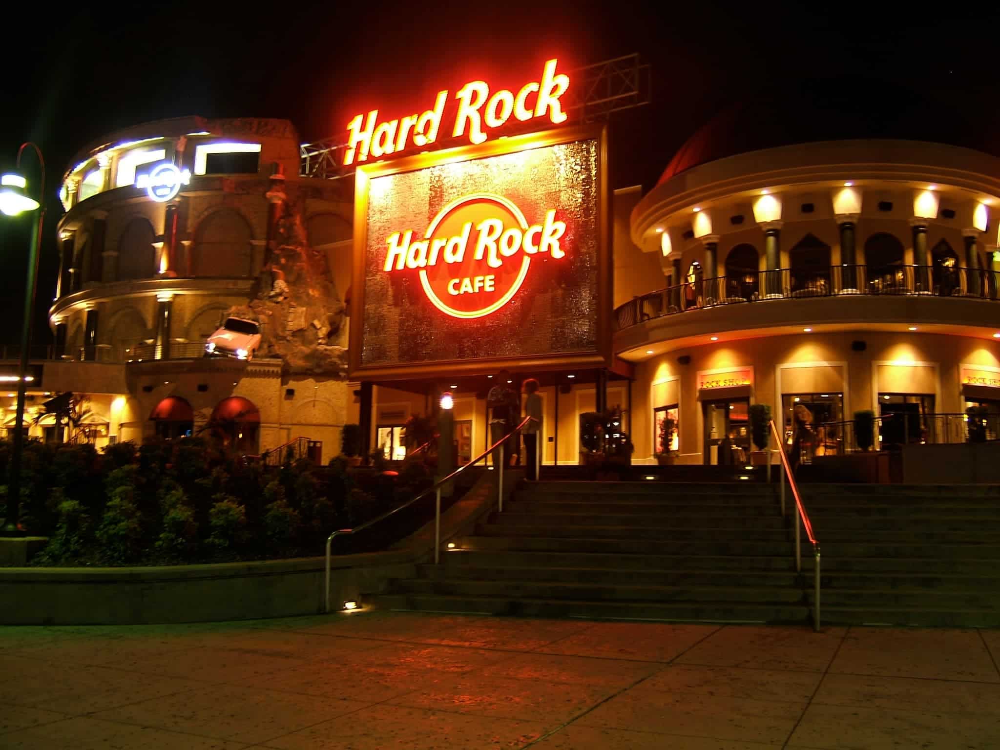 hard rock cafe orlando de frente